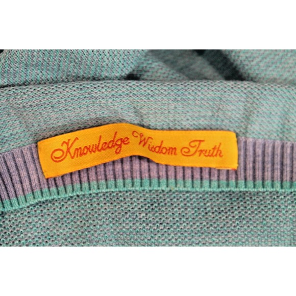 Robert Graham Sweater Mens size XL Sky Blue Crew Long Sleeve - Picture 7 of 8